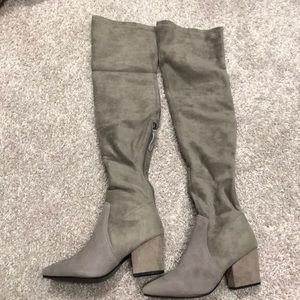 Brand new Goodnight Macaroon thigh high boots.